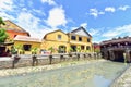 Ancient Port Town of Hoi An with Japanese Covered Bridge Royalty Free Stock Photo