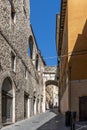 The ancient Porta Marzia in the historic center of Todi, Perugia, Italy