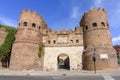Ancient Porta San Paolo gates in Rome, Italy