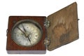 Portable compass Royalty Free Stock Photo
