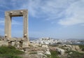 Ancient Portara in Naxos island