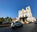 The ancient Portuguese era Church of Holy Spirit in South Goa Royalty Free Stock Photo