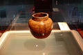 An ancient pottery artifact