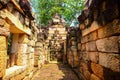 Ancient Prasat Sadok Kok Thom , Khok Sung, Khok Sung District, Sa Kaeo , Thailand Royalty Free Stock Photo