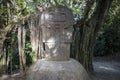 Ancient pre-columbian statues in San Agustin, Colombia.