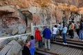 prehistoric civilization of 8000 years BC with the caves of painting of hands in patagonia santa cruz argentina