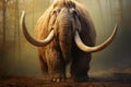 Ancient Prehistoric mammoth old. Generate Ai