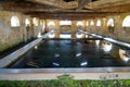 Ancient public old medieval washhouse in Bourg sur Gironde village in Gironde Aquitaine France