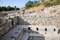 Ancient public toilet at Ephesus, Turkey