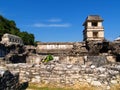 Ancient pyramid and the Maya tower