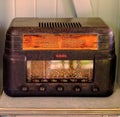 Ancient Radio In Historical Homestead Museum Royalty Free Stock Photo