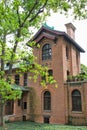 Ancient red brick building Royalty Free Stock Photo