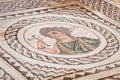 Ancient religious mosaic in Kourion, Cyprus