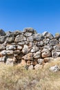 cyclopean masonry at the Citadel of Tiryns,Tiryns, Greece, Europe