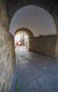 Ancient remains from medieval wall. Cadiz, Spain