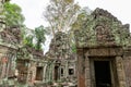 Ancient remains of Preah Khan temple, Siem Reap, Cambodia, Asia Royalty Free Stock Photo