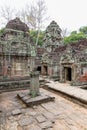 Ancient remains of Preah Khan temple, Siem Reap, Cambodia, Asia Royalty Free Stock Photo