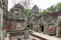 Ancient remains of Preah Khan temple, Siem Reap, Cambodia, Asia Royalty Free Stock Photo