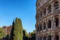 Ancient Remains in Rome, Italy. Colosseum.