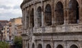 Ancient Remains in Rome, Italy. Colosseum.