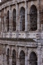 Ancient Remains in Rome, Italy. Colosseum.