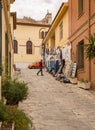 Ancient residential district of Plaka in Athens Greece Royalty Free Stock Photo