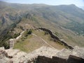 Ancient rests of the fortitude of Smbataberd in Armenian.