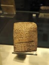 Figures on the cuneiform tablet
