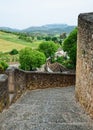 Ancient road of Spanish town Ronda Royalty Free Stock Photo