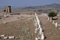 Ancient Roadway  Pergamon or Pergamum  Bergama  Turkey Royalty Free Stock Photo