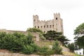 Ancient rochester castle in kent uk england Royalty Free Stock Photo