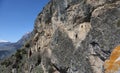 Ancient rock fortress in the Ursdon gorge, Russia