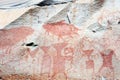 Ancient rock paintings in Pha Taem National Park