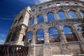 Ancient Roman Amphitheater and Church in Pula, Istria, Croatia