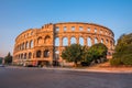 Ancient Roman Amphitheater in Pula, Croatia