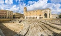 Ancient Roman Amphitheatre in Lecce, Puglia region, southern Italy Royalty Free Stock Photo