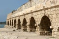 Ancient Roman Aqueduct, Israel Royalty Free Stock Photo