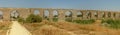 Ancient Roman aqueduct at Larnaca in Cyprus Royalty Free Stock Photo
