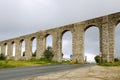 Ancient Roman aqueduct located in Evora, Portugal Royalty Free Stock Photo