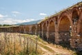 Ancient Roman aqueduct near Skopje Royalty Free Stock Photo