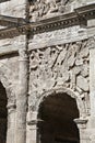 Ancient Roman arch in Orange, France Royalty Free Stock Photo