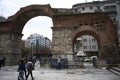 Ancient Roman arch Thessaloniki, Greece Monument to Galerius