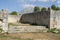 Ancient Roman archaeological site, Alba Fucens, Abruzzo Italy