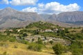 Ancient Roman archaeological site, Alba Fucens, Abruzzo Italy