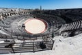 Ancient roman Arena of Nimes, France Royalty Free Stock Photo