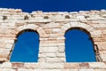 Ancient Roman Arena in Verona Royalty Free Stock Photo