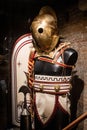 Ancient roman armor for warriors and gladiators close up