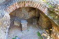Ancient Roman bathing thermae in Varna.