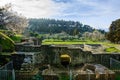 Roman baths in the city of Fiesole. Tuscany. Italy Royalty Free Stock Photo