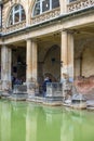 Ancient roman baths, city of Bath, England Royalty Free Stock Photo